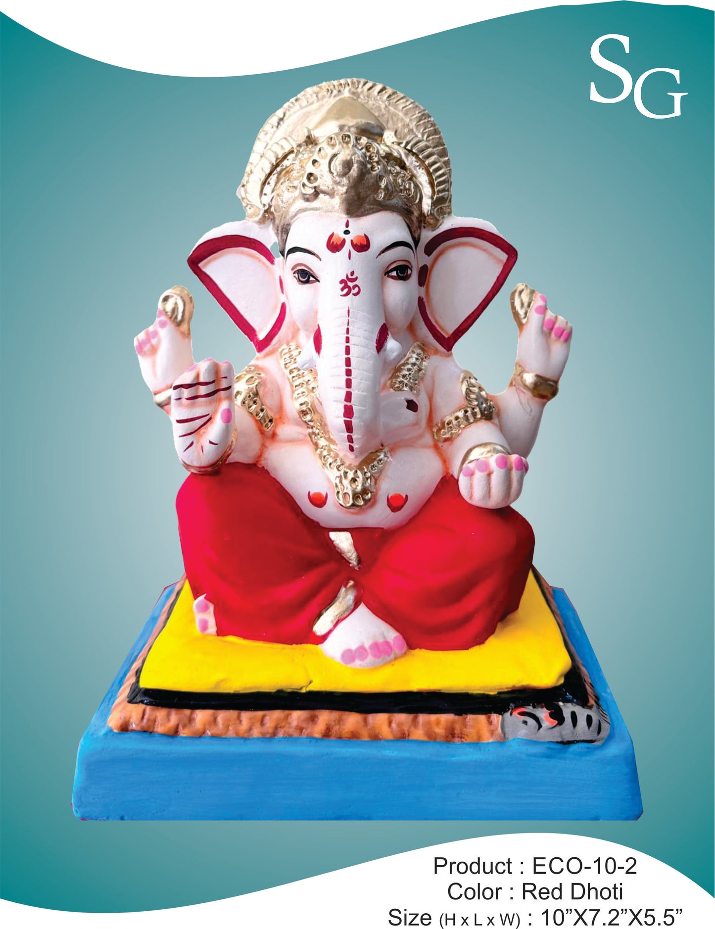 10-2 -24Two Leg Folded Ganesha